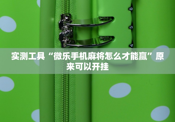实测教程“决胜麻将免费挂	”(最新透视辅助上线)