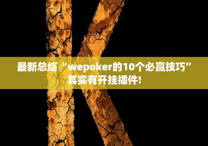 独家分析“微乐填大坑开挂”详细外挂透视辅助软件教程