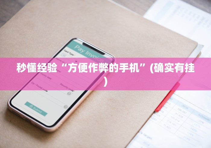 秒懂经验“方便作弊的手机”(确实有挂)