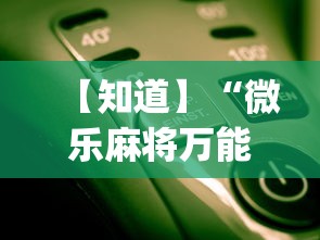 全新解说温州麻将秘诀”开挂(透视)辅助教程