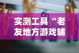 实测工具“老友地方游戏辅助器”辅助挂下载